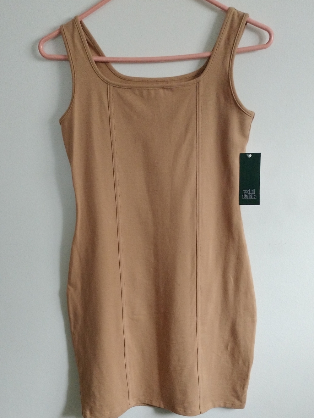 wild fable Camel Tank Bodycon Mini Dress
